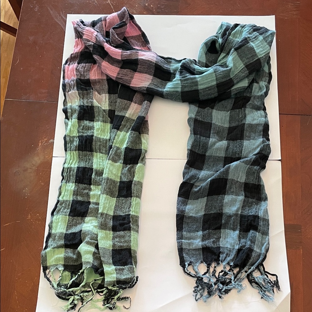 3/$30Plaid Multicolor Scarf